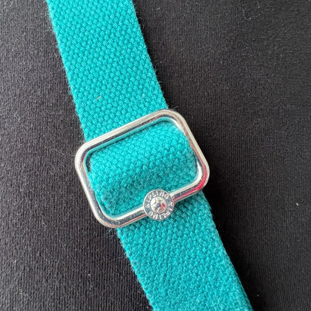 Kipling Alvar Crossbody Turquoise Zipper Bag, HB4061-484, Excellent Condition! - Picture 4 of 15